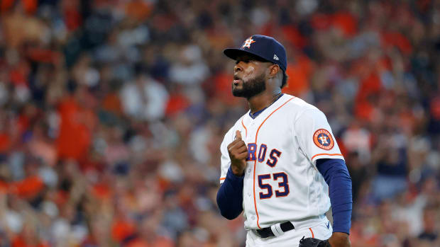 Cristian Javier Pitches For Houston Astros